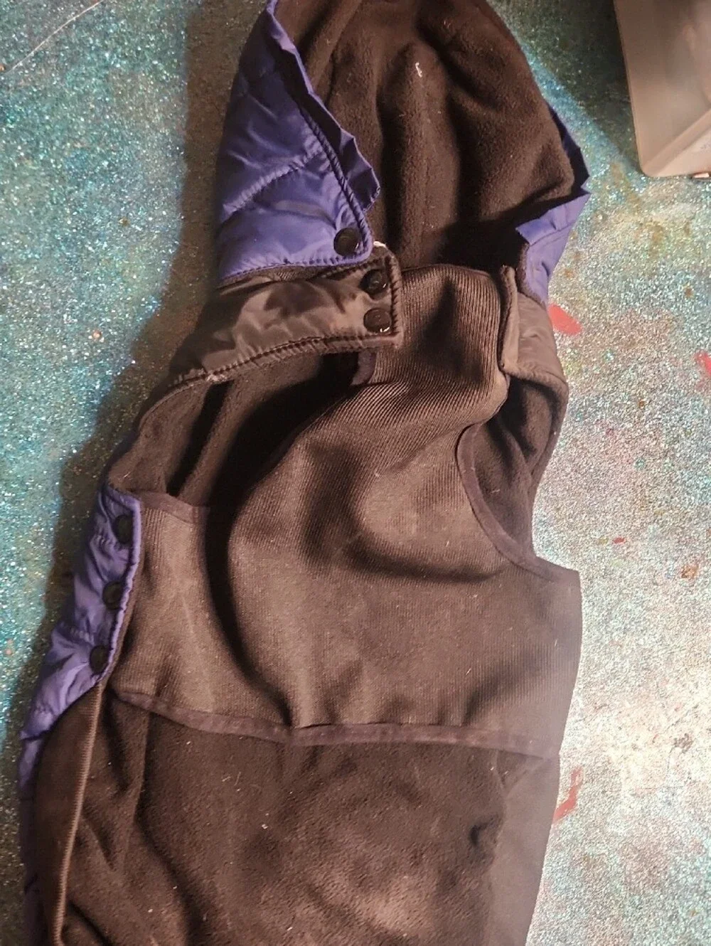 Blue Quilted Lr Dog Puffer Bottoms